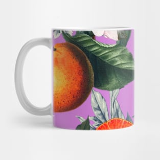 Vintage Fruit Pattern X Mug